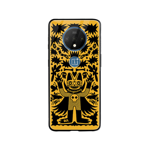 

DailyObjects Purry Dreams Glass Case Cover For OnePlus 7T
