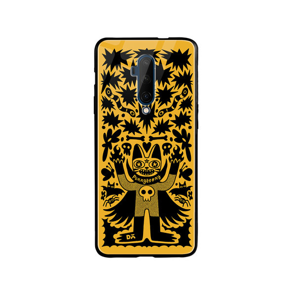

DailyObjects Purry Dreams Glass Case Cover For OnePlus 7T Pro