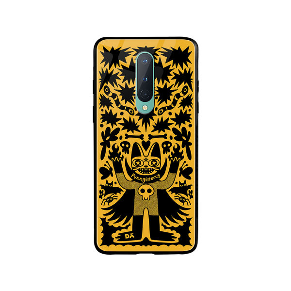

DailyObjects Purry Dreams Glass Case Cover For OnePlus 8