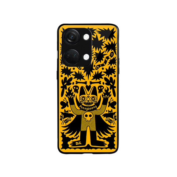 

DailyObjects Purry Dreams Glass Case Cover For OnePlus Nord 3