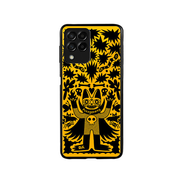 

DailyObjects Purry Dreams Glass Case Cover For Samsung Galaxy M53