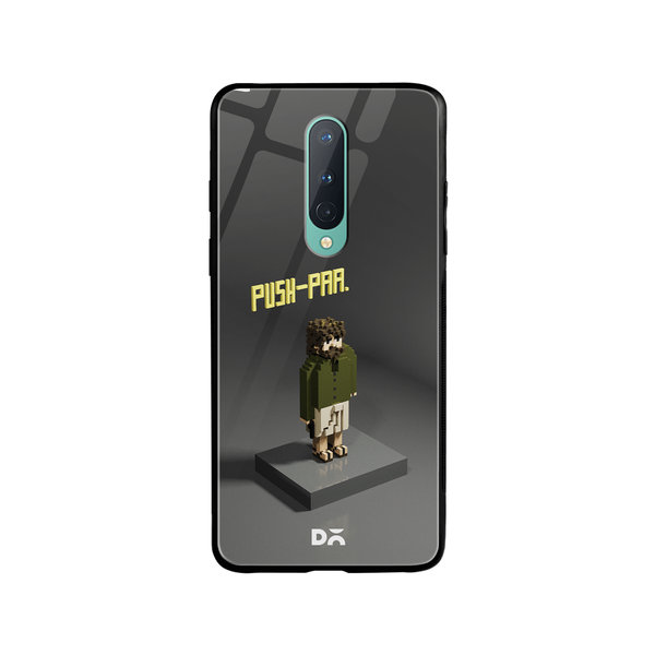 

DailyObjects Push-Pa Glass Case Cover For OnePlus 8