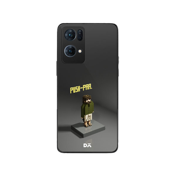 

DailyObjects Push-Pa Glass Case Cover For Oppo Reno 7 Pro