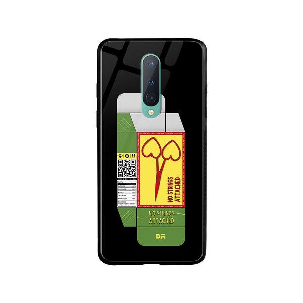 

DailyObjects Pyaar Scissors Glass Case Cover For OnePlus 8