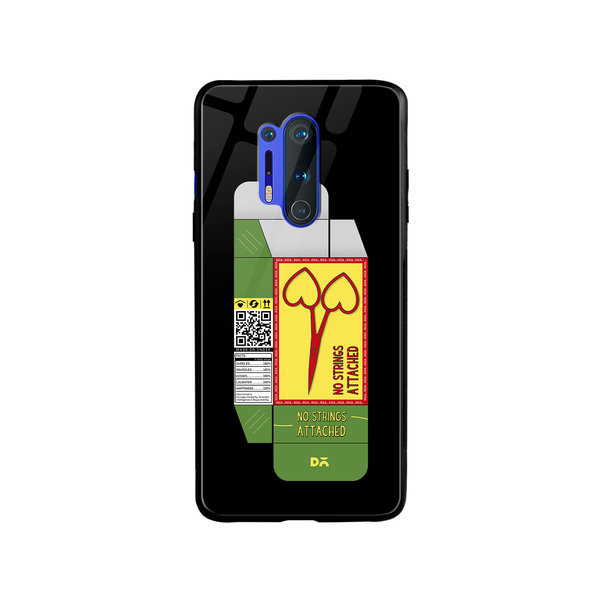 

DailyObjects Pyaar Scissors Glass Case Cover For OnePlus 8 Pro