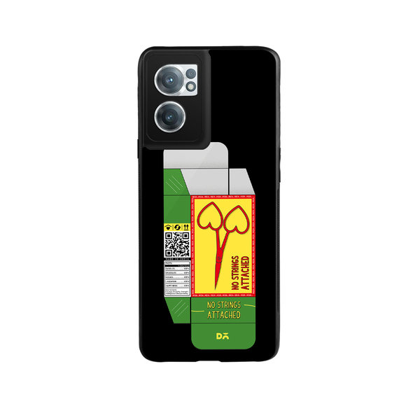 

DailyObjects Pyaar Scissors Glass Case Cover For OnePlus Nord CE 2
