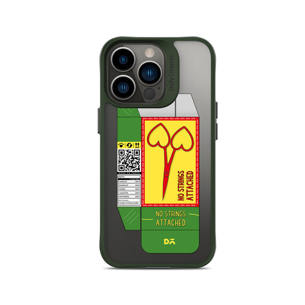 

DailyObjects Pyaar Scissors Green Hybrid Clear Case Cover For iPhone 13 Pro Max