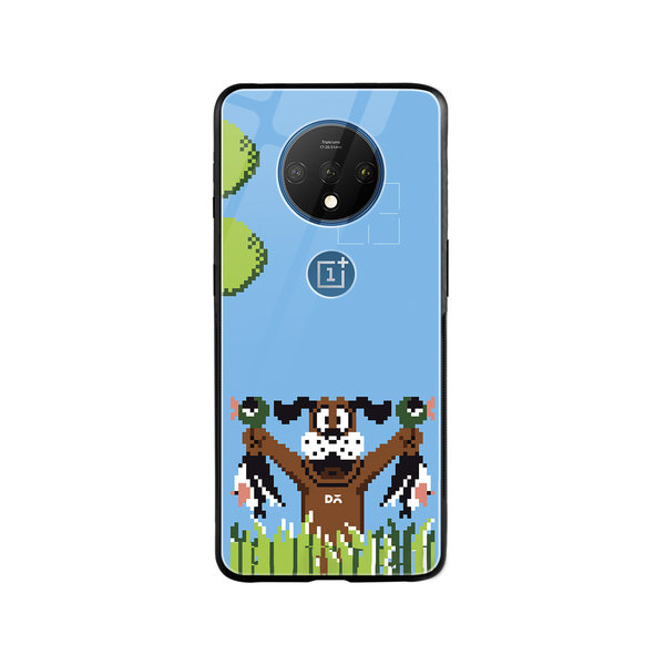 

DailyObjects Quack Hunt Glass Case Cover For OnePlus 7T
