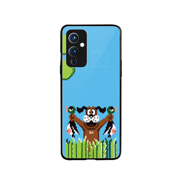 

DailyObjects Quack Hunt Glass Case Cover For OnePlus 9