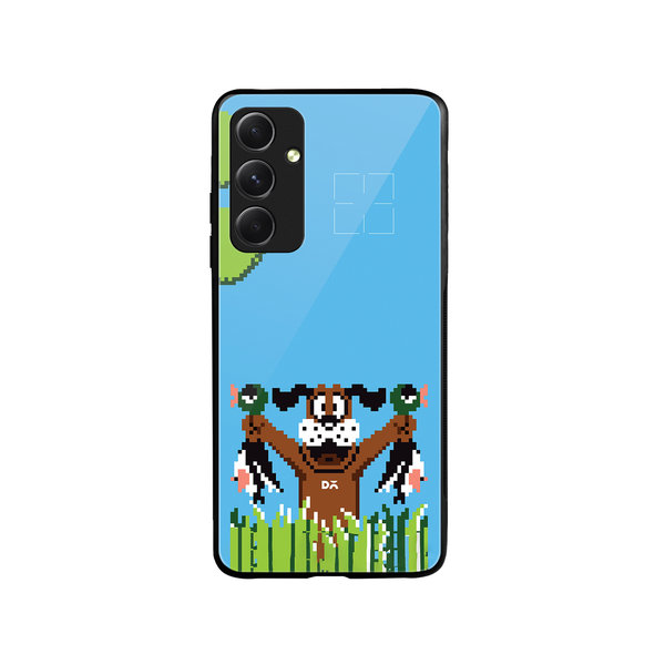 

DailyObjects Quack Hunt Glass Case Cover For Samsung Galaxy A54 5G
