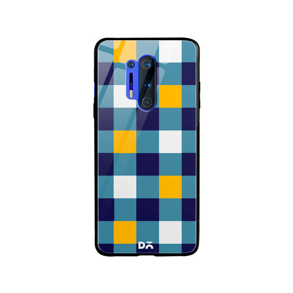 

DailyObjects Quartet Checks 1 Glass Case Cover For OnePlus 8 Pro