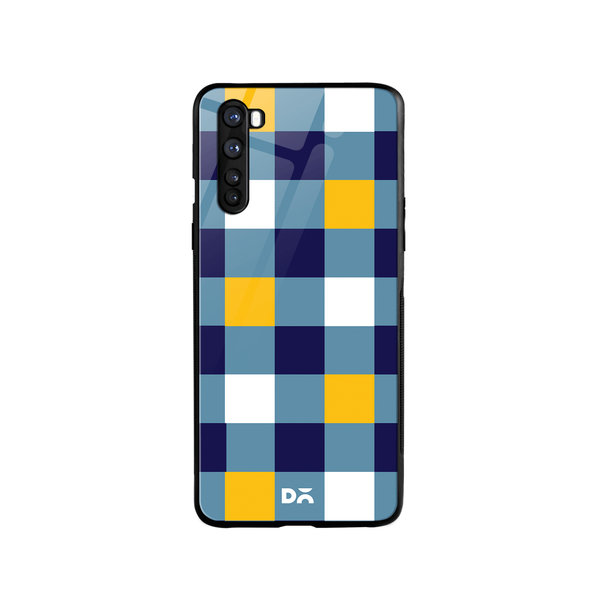 

DailyObjects Quartet Checks 1 Glass Case Cover For OnePlus Nord