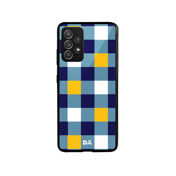 

DailyObjects Quartet Checks 1 Glass Case Cover For Samsung Galaxy A52