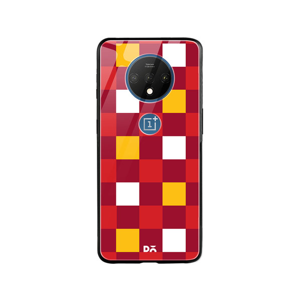 

DailyObjects Quartet Checks 2 Glass Case Cover For OnePlus 7T