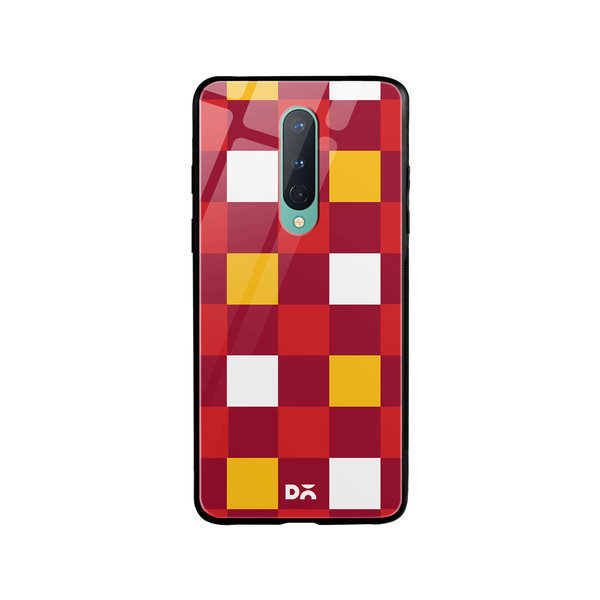

DailyObjects Quartet Checks 2 Glass Case Cover For OnePlus 8
