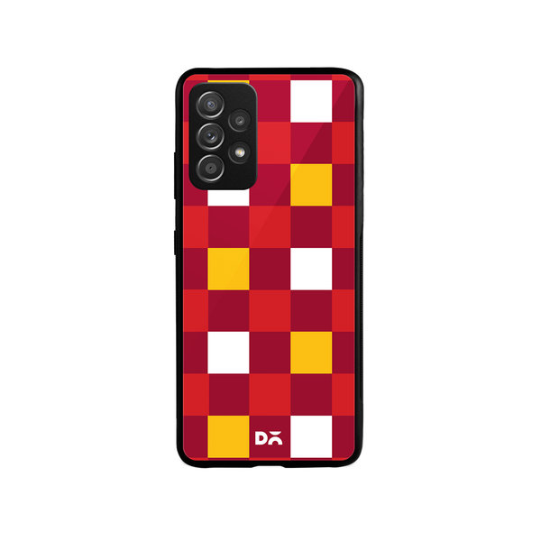 

DailyObjects Quartet Checks 2 Glass Case Cover For Samsung Galaxy A52