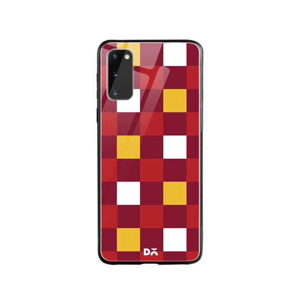 

DailyObjects Quartet Checks 2 Glass Case Cover For Samsung Galaxy S20