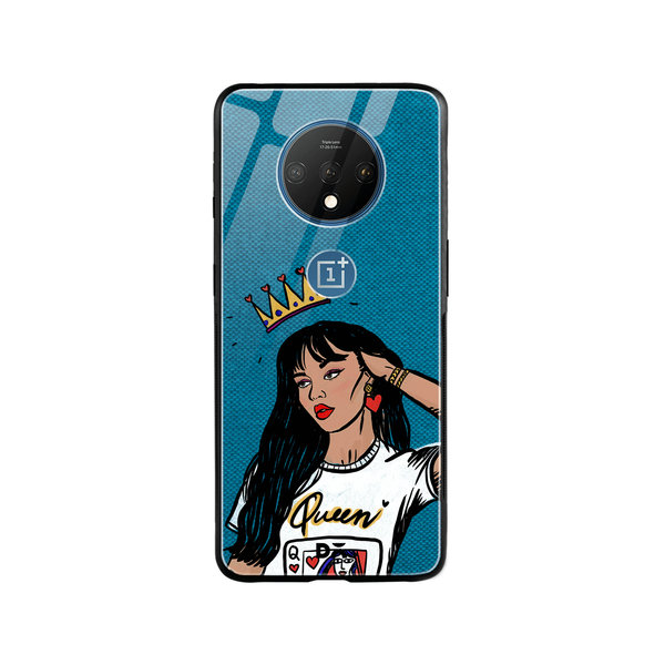 

DailyObjects Queen Babe Glass Case Cover For OnePlus 7T