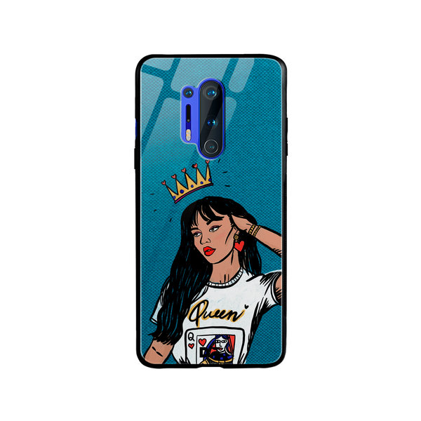 

DailyObjects Queen Babe Glass Case Cover For OnePlus 8 Pro