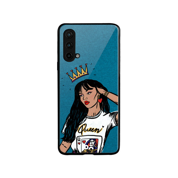 

DailyObjects Queen Babe Glass Case Cover For OnePlus Nord CE