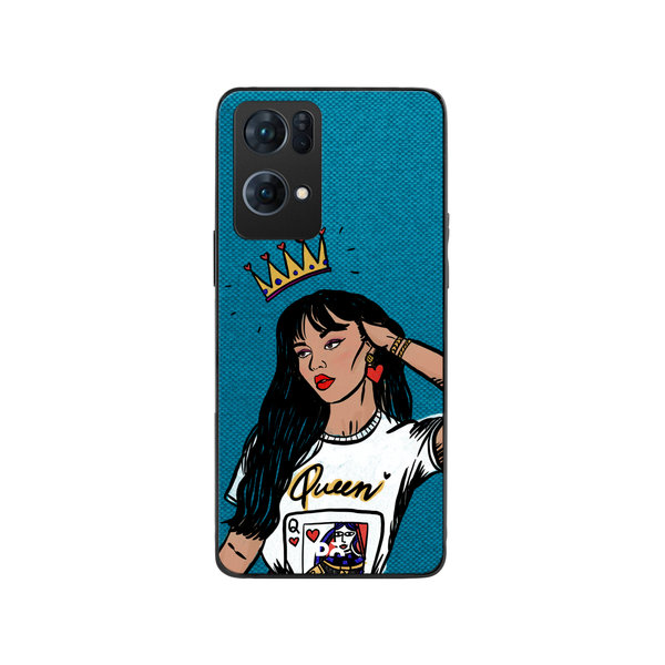 

DailyObjects Queen Babe Glass Case Cover For Oppo Reno 7 Pro