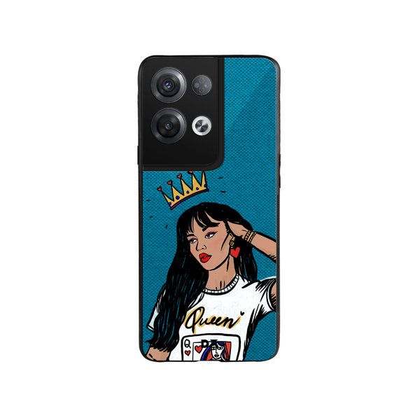 DailyObjects Queen Babe Glass Case Cover For Oppo Reno 8 Pro Plus