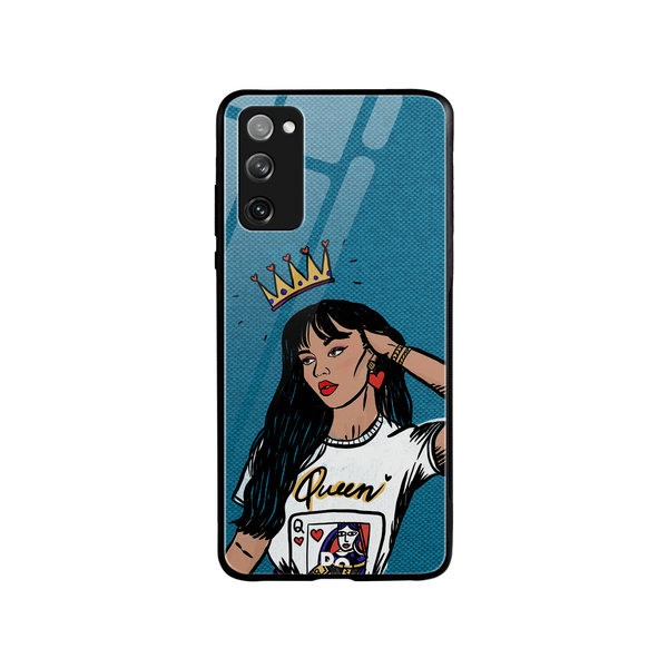 

DailyObjects Queen Babe Glass Case Cover For Samsung Galaxy S20 FE