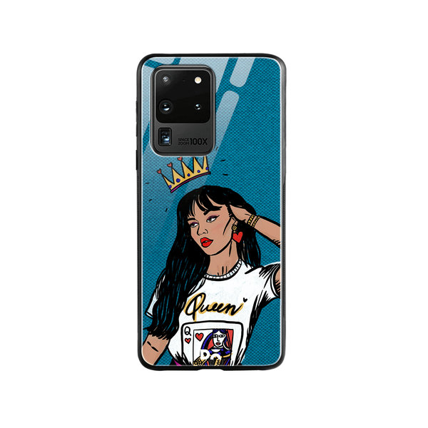 

DailyObjects Queen Babe Glass Case Cover For Samsung Galaxy S20 Ultra