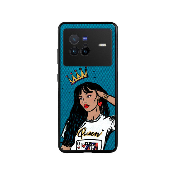 

DailyObjects Queen Babe Glass Case Cover For Vivo X80