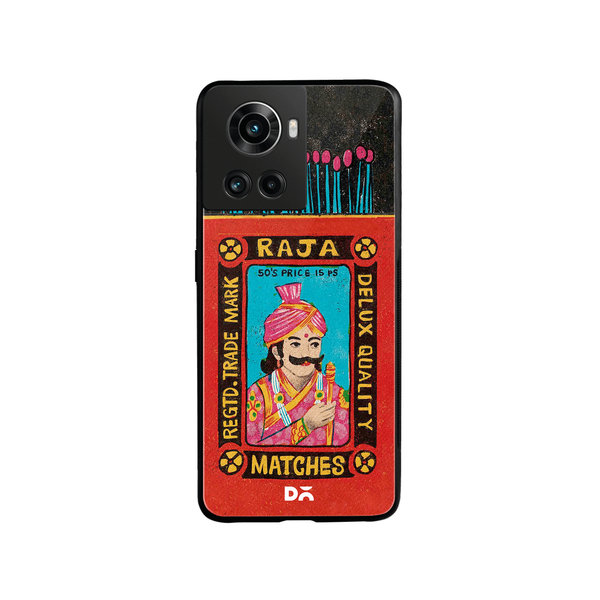 

DailyObjects Raja Matchbox Glass Case Cover For OnePlus 10R