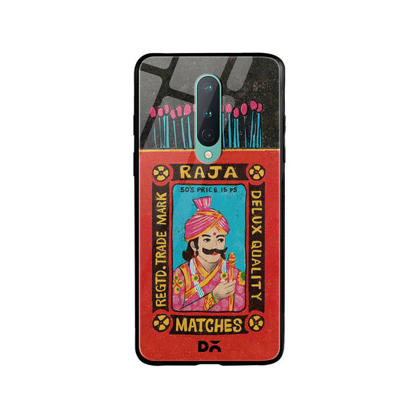 

DailyObjects Raja Matchbox Glass Case Cover For OnePlus 8