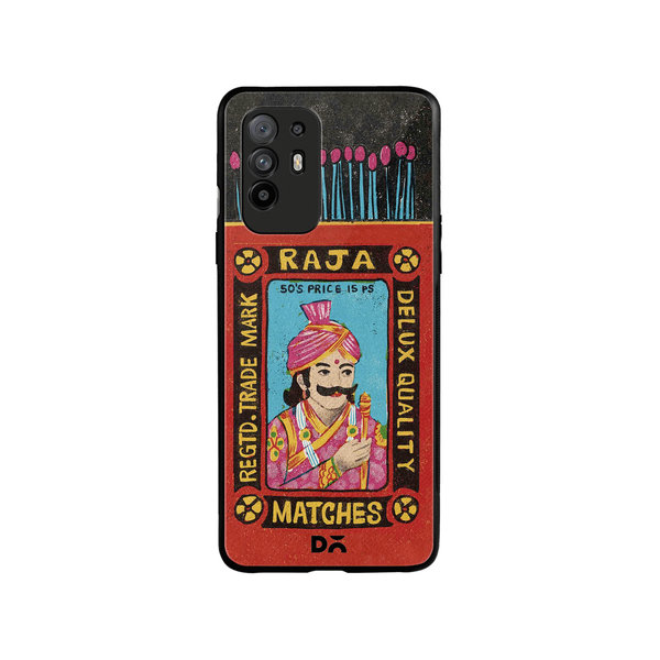 

DailyObjects Raja Matchbox Glass Case Cover For Oppo F19 Pro Plus