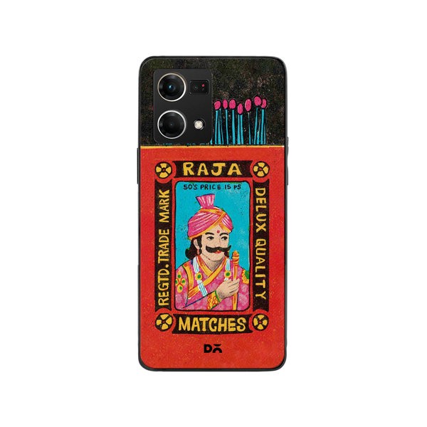 

DailyObjects Raja Matchbox Glass Case Cover For Oppo F21 Pro