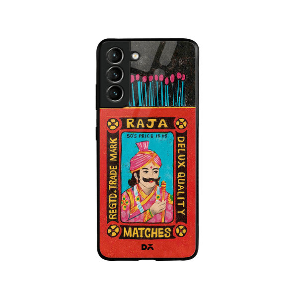 

DailyObjects Raja Matchbox Glass Case Cover For Samsung Galaxy S21
