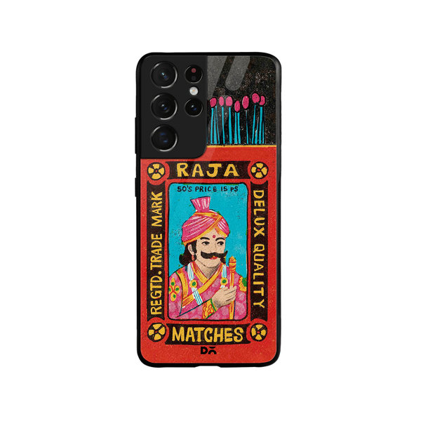 

DailyObjects Raja Matchbox Glass Case Cover For Samsung Galaxy S21 Ultra