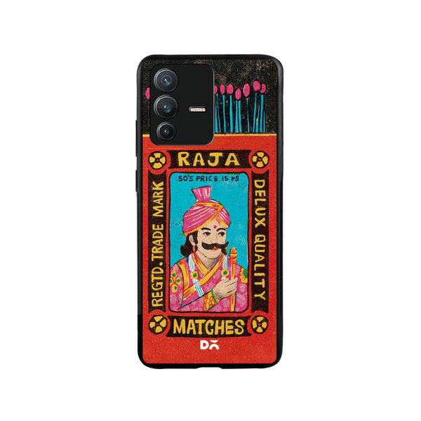 

DailyObjects Raja Matchbox Glass Case Cover For Vivo V23