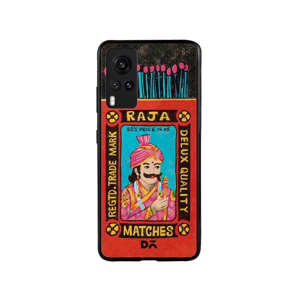 

DailyObjects Raja Matchbox Glass Case Cover For Vivo X60