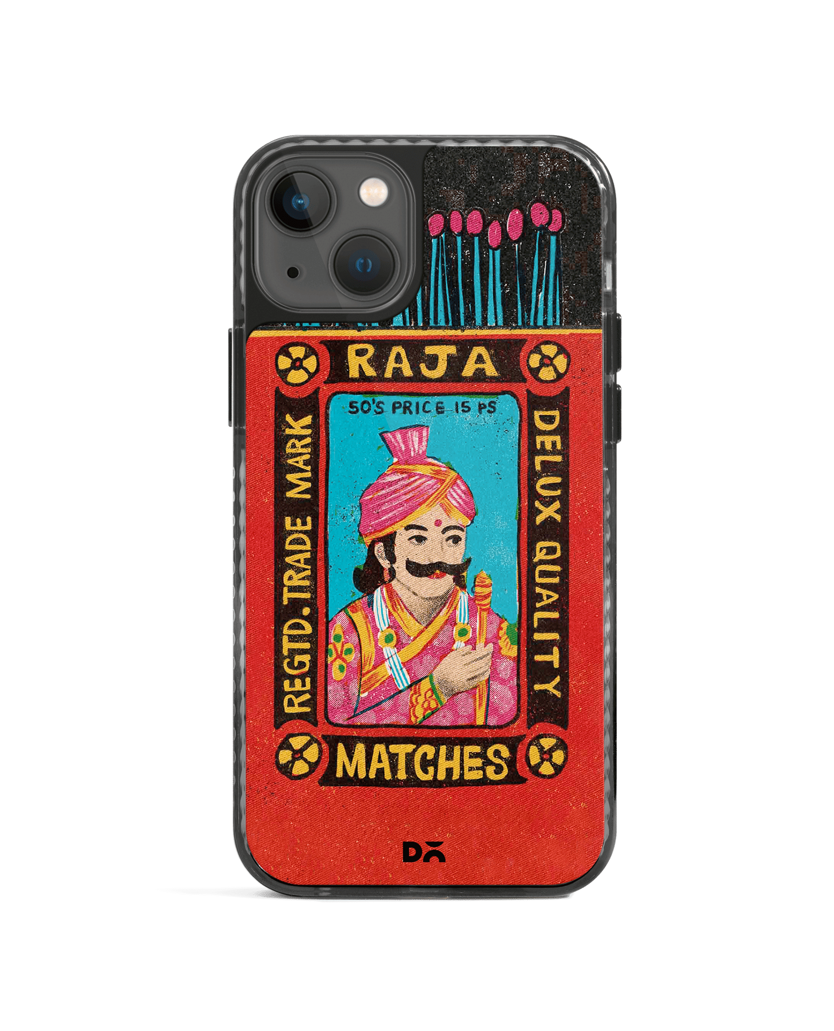 DailyObjects Raja Matchbox Stride 2.0 Case Cover For iPhone 13 Mini |  Stride Red - Iphone 13 Mini Covers & Cases Online in India