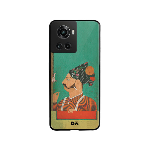 

DailyObjects Rajput Facial Hair Glass Case Cover For OnePlus 10R