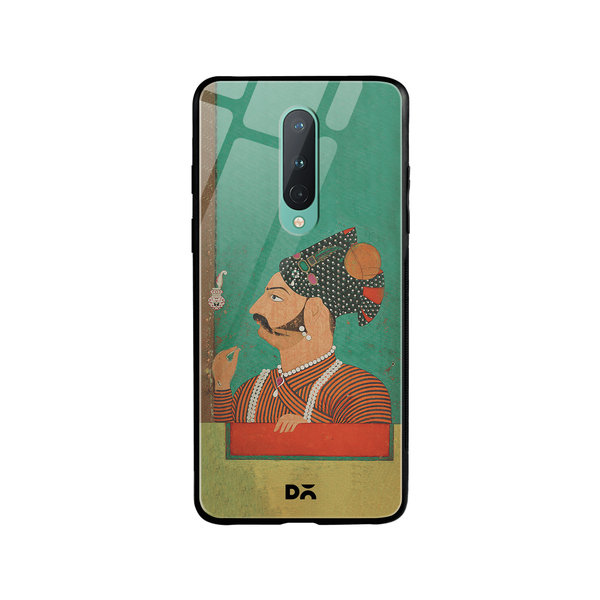 

DailyObjects Rajput Facial Hair Glass Case Cover For OnePlus 8