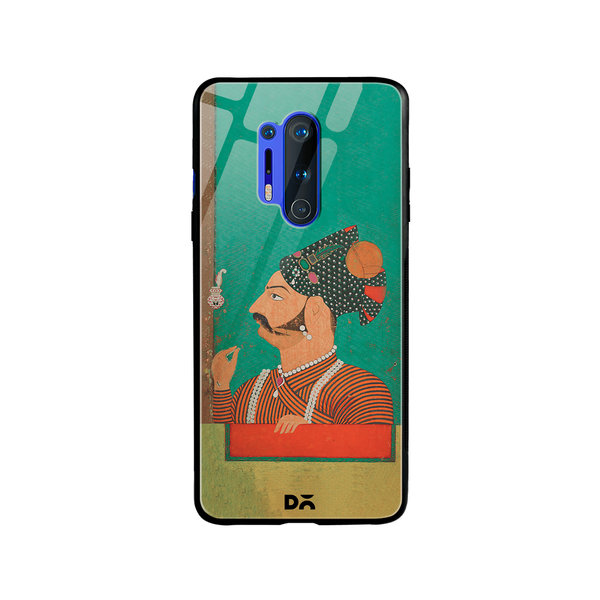 

DailyObjects Rajput Facial Hair Glass Case Cover For OnePlus 8 Pro