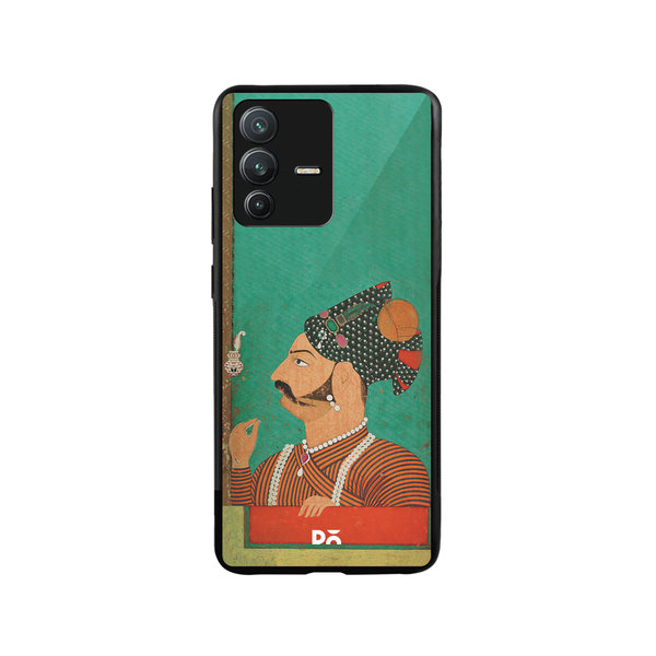 

DailyObjects Rajput Facial Hair Glass Case Cover For Vivo V23 Pro