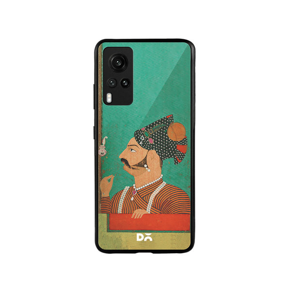 

DailyObjects Rajput Facial Hair Glass Case Cover For Vivo X60