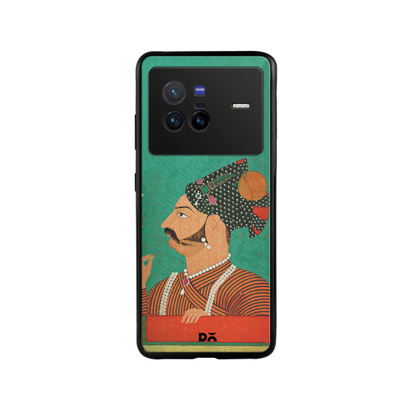

DailyObjects Rajput Facial Hair Glass Case Cover For Vivo X80