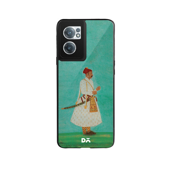 

DailyObjects Rajput Warrior Full Glass Case Cover For OnePlus Nord CE 2