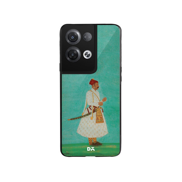 

DailyObjects Rajput Warrior Full Glass Case Cover For Oppo Reno 8 Pro Plus