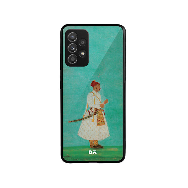 

DailyObjects Rajput Warrior Full Glass Case Cover For Samsung Galaxy A73