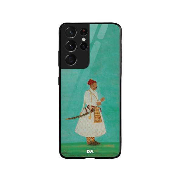 

DailyObjects Rajput Warrior Full Glass Case Cover For Samsung Galaxy S21 Ultra