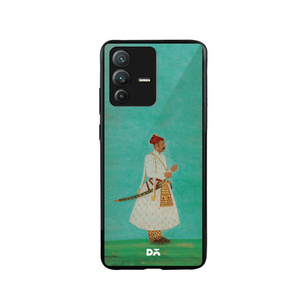 

DailyObjects Rajput Warrior Full Glass Case Cover For Vivo V23 Pro