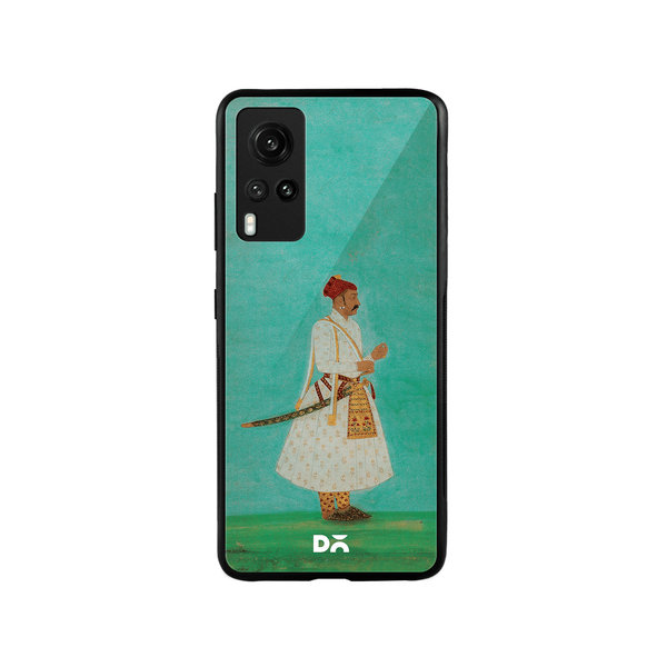 

DailyObjects Rajput Warrior Full Glass Case Cover For Vivo X60